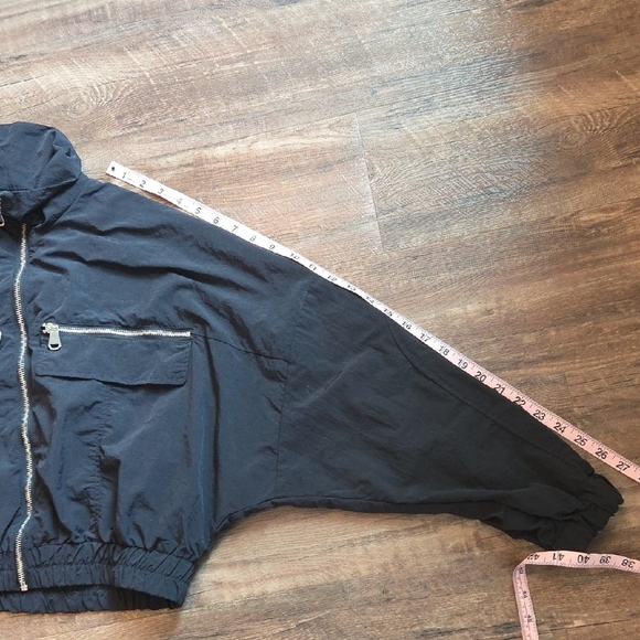 Zara Women Track Suit With Cropped Bomber Jacket & Cargo Pants XS Black - Picture 14 of 16